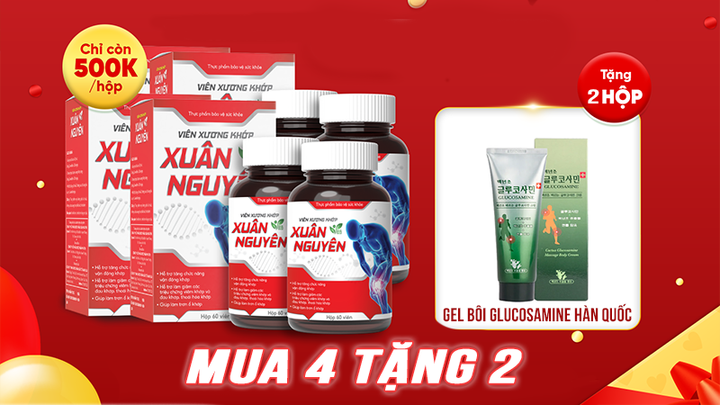 Mua 4 tặng 2 xương khớp xuân nguyên