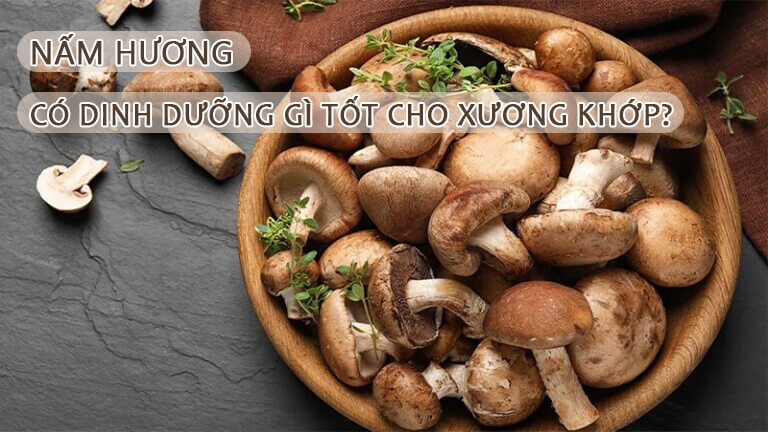 Nấm hương có dinh dưỡng gì tốt cho xương khớp
